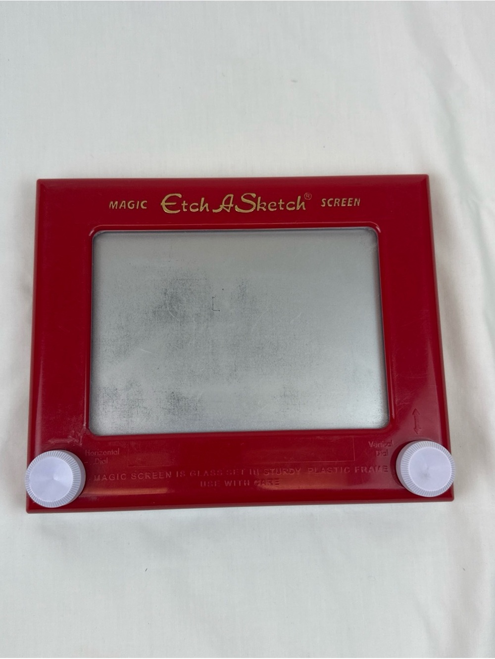 Vintage Magic Etch A Sketch Retro Classic Red Drawing Tablet